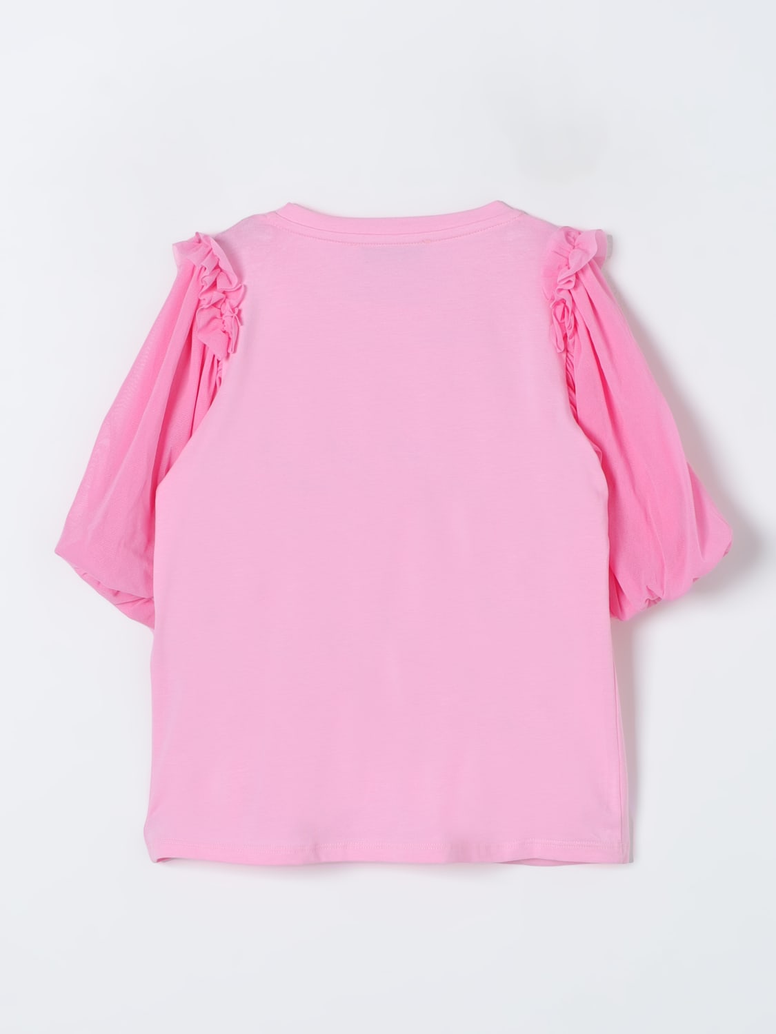 MISS BLUMARINE T-SHIRT: T-shirt kids Miss Blumarine, Pink - Img 2