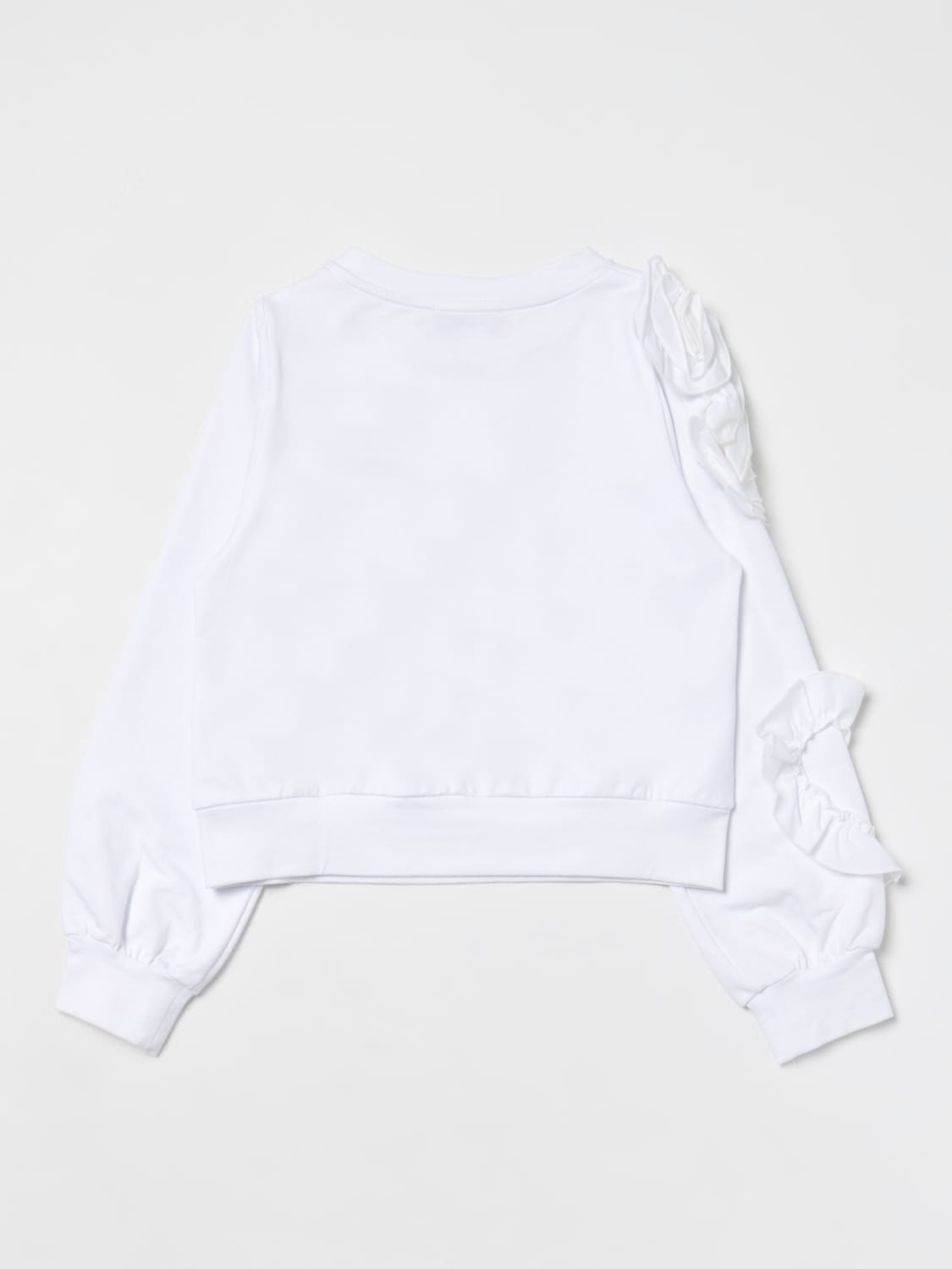 MISS BLUMARINE SWEATER: Sweater kids Miss Blumarine, White - Img 2