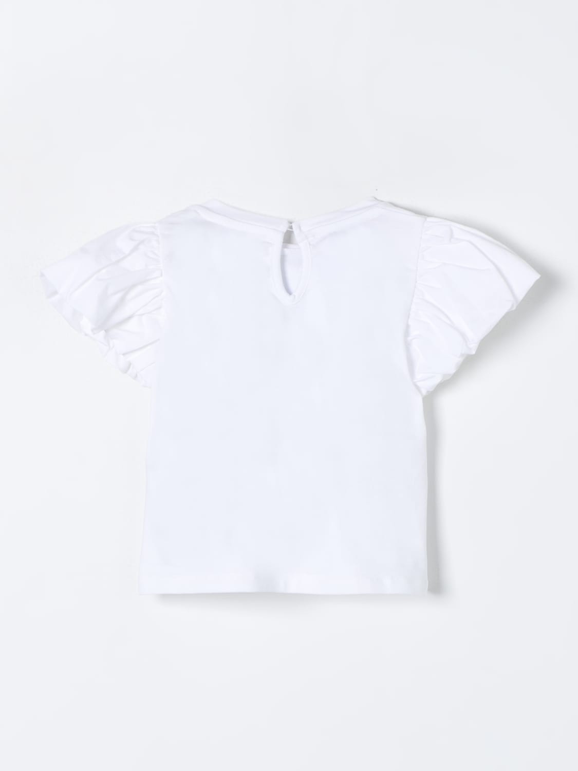 MISS BLUMARINE T-SHIRT: T-shirt kids Miss Blumarine, White - Img 2