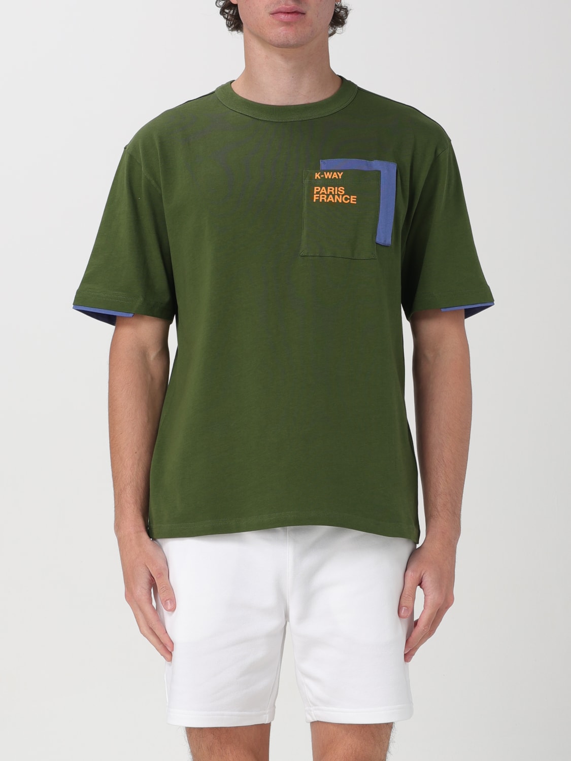 K-WAY T-SHIRT: T-shirt men K-way, Green - Img 1