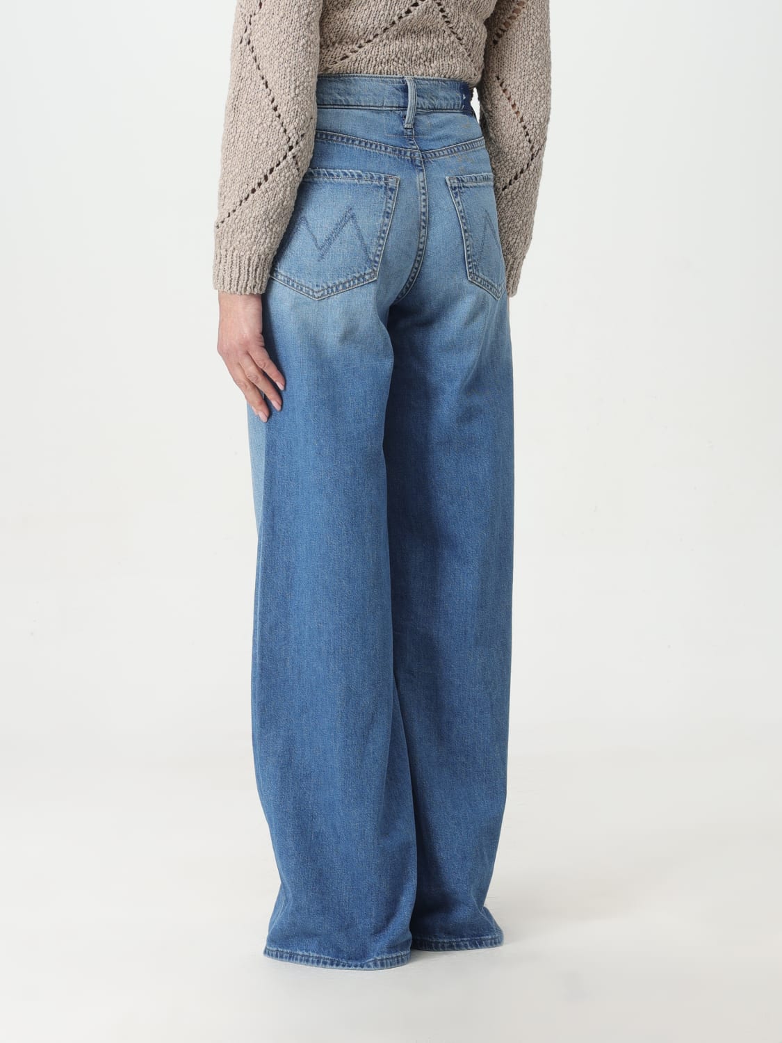 MOTHER: Jeans woman - Blue | Mother jeans 103951230 online at GIGLIO.COM