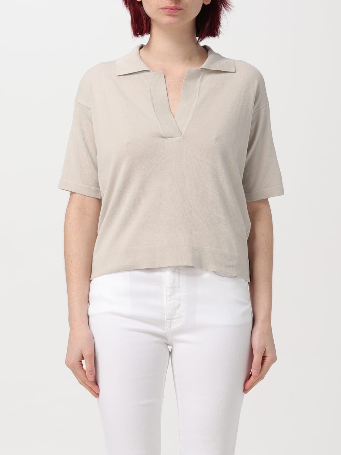 K-WAY POLO: Polo femme K-way, Beige - Img 1