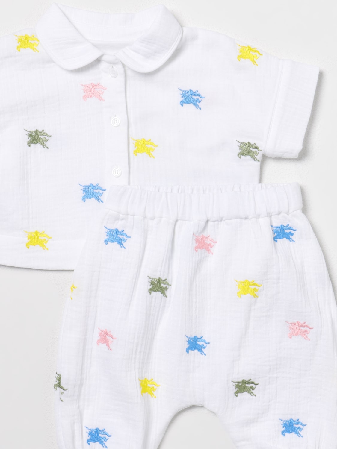 BURBERRY JUMPSUIT: Jumpsuit kids Burberry Kids, White - Img 3