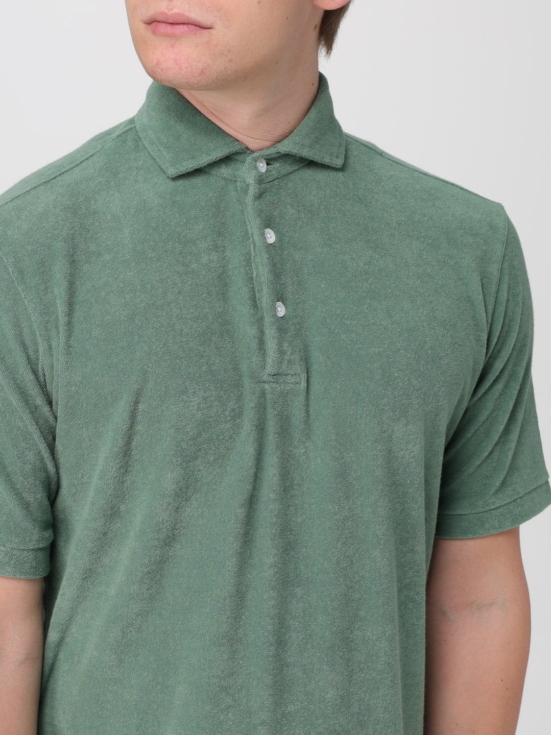 DOPPIAA POLO SHIRT: T-shirt men Doppiaa, Green - Img 3