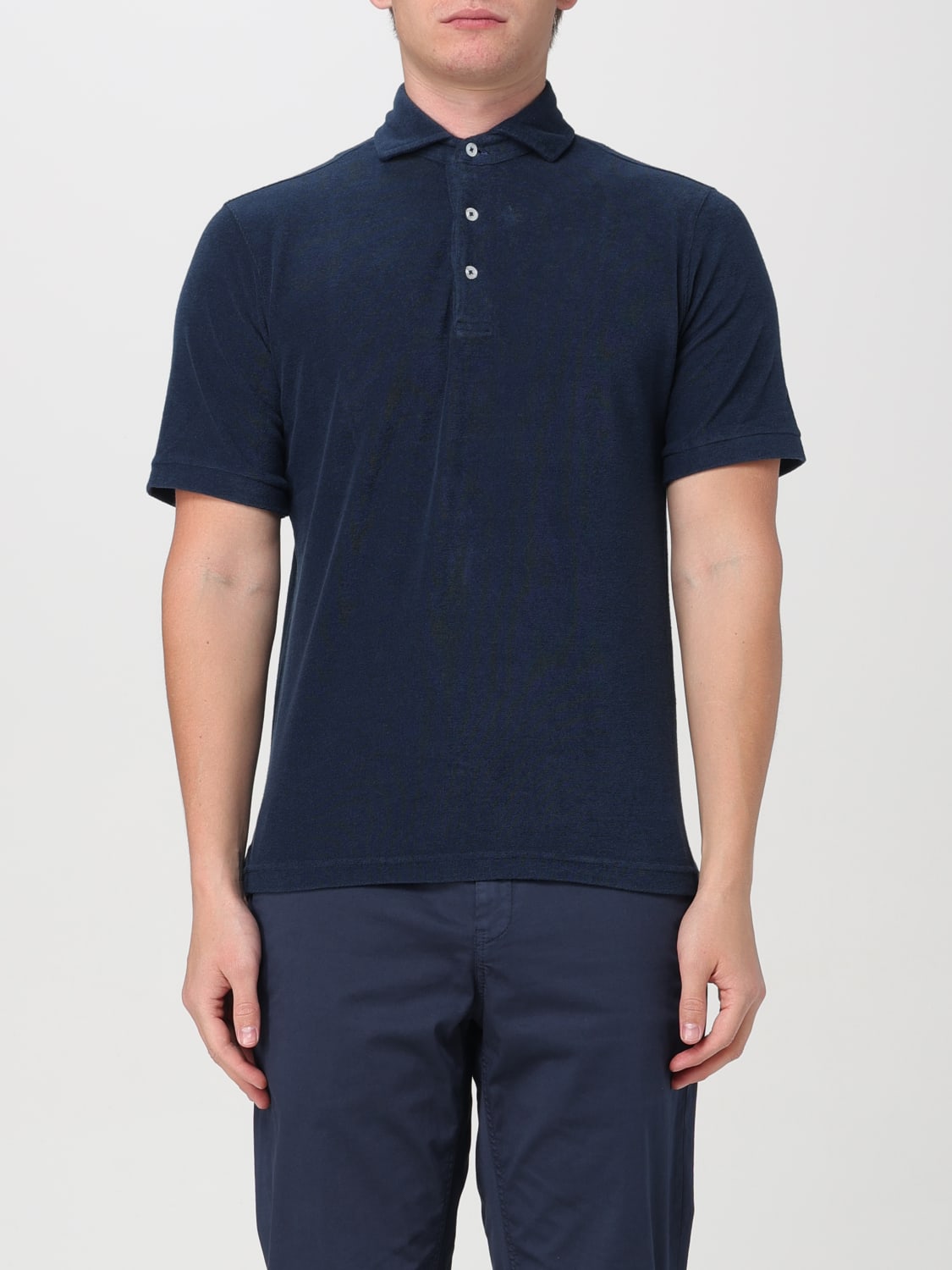 DOPPIAA POLO SHIRT: T-shirt men Doppiaa, Blue 1 - Img 1