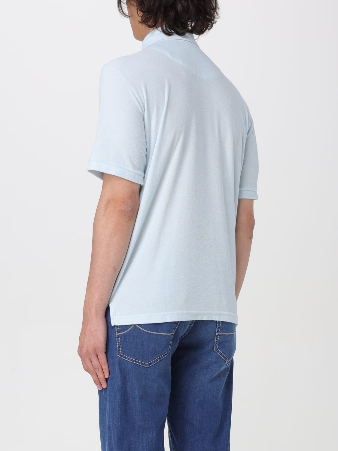 DOPPIAA POLO SHIRT: T-shirt men Doppiaa, Blue 2 - Img 2