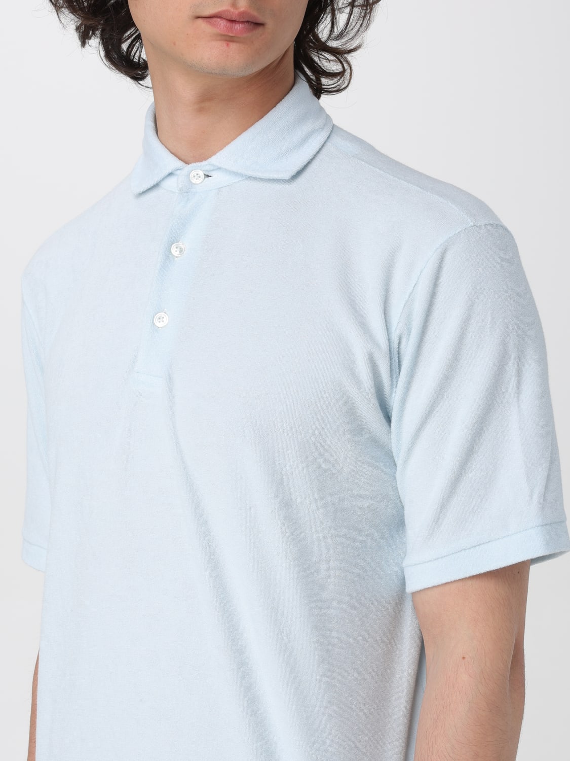 DOPPIAA POLO SHIRT: T-shirt men Doppiaa, Blue 2 - Img 3