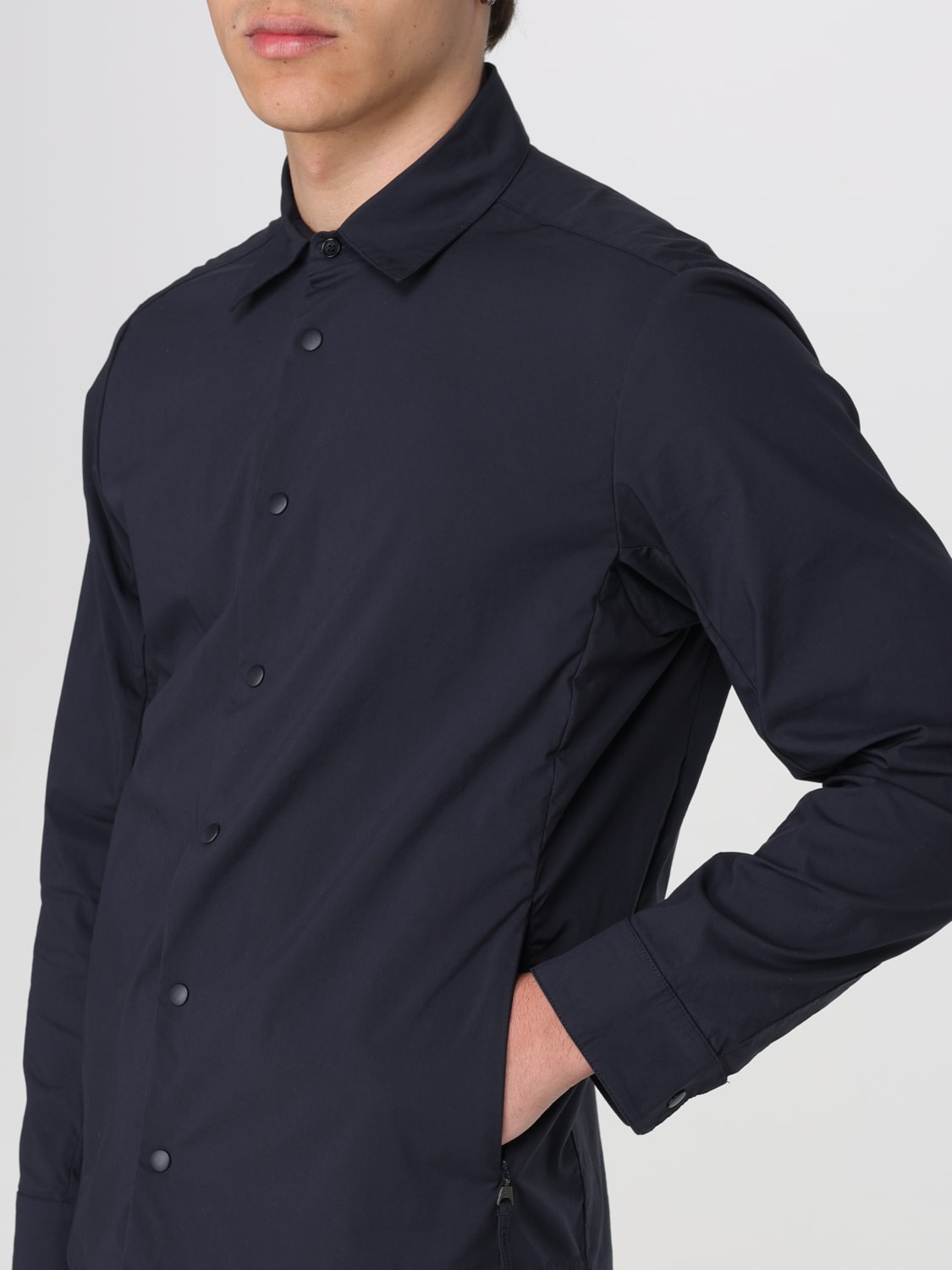 ASPESI CAMISA: Camisa hombre Aspesi, Azul Oscuro - Img 4