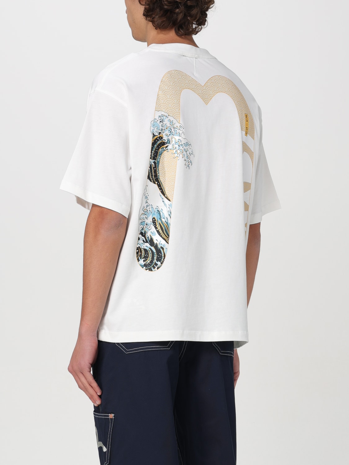 EVISU Tシャツ: Tシャツ メンズ Evisu, ベージュ - Img 2