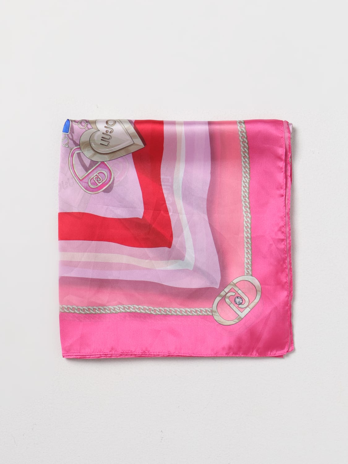 LIU JO NECK SCARF: Neck scarf woman Liu Jo, Fuchsia - Img 1