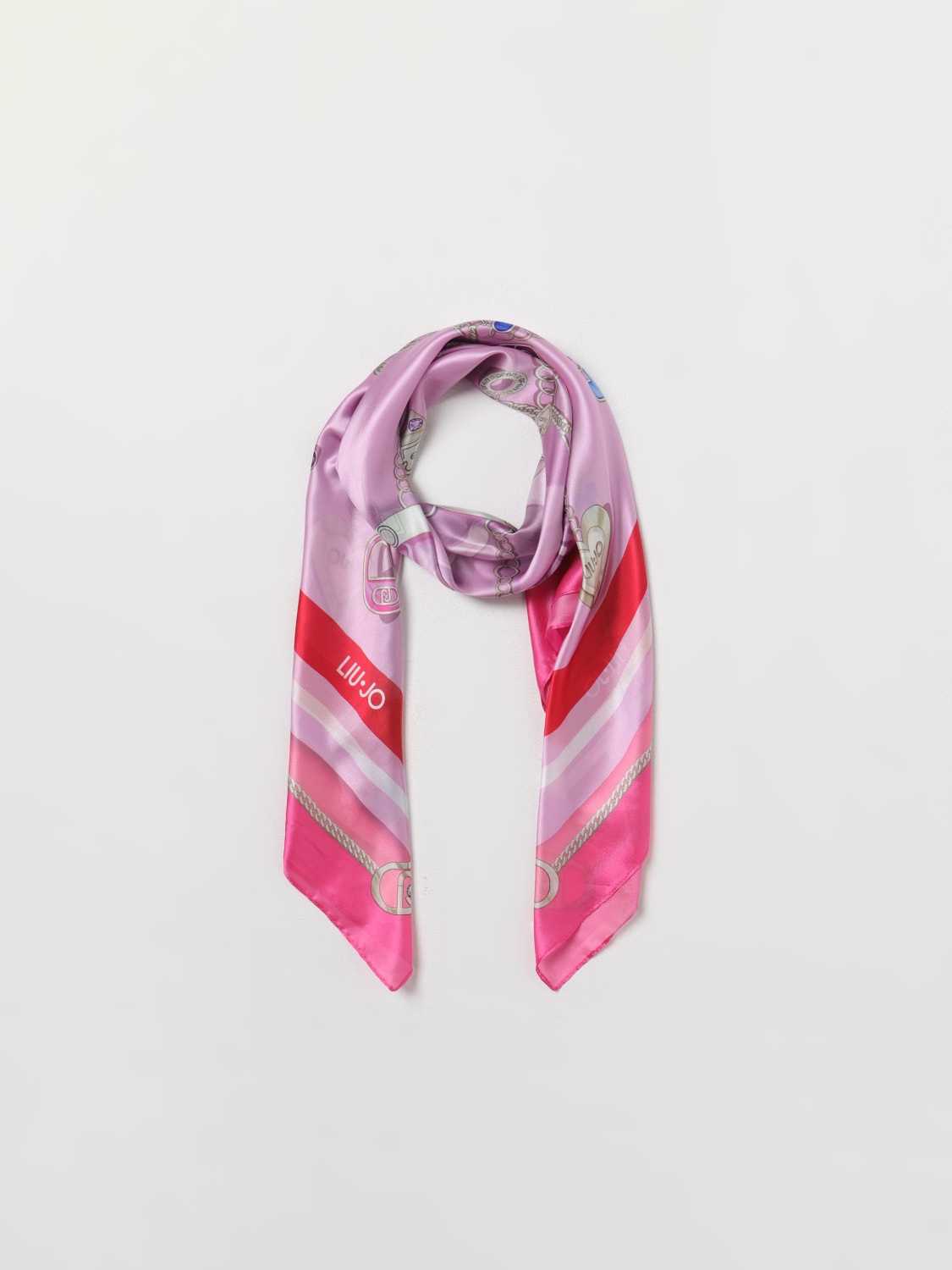 LIU JO NECK SCARF: Neck scarf woman Liu Jo, Fuchsia - Img 2