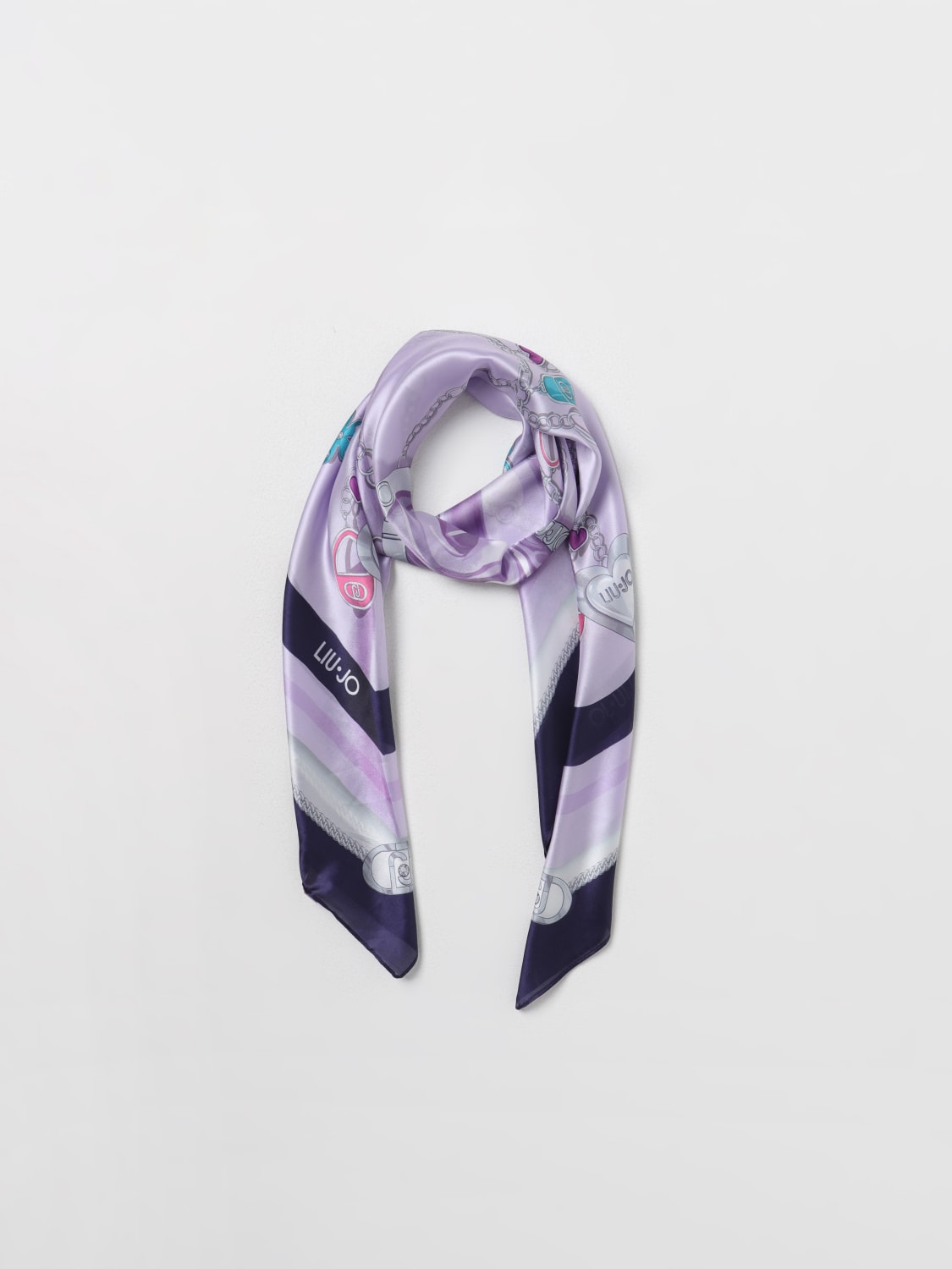 LIU JO NECK SCARF: Neck scarf woman Liu Jo, Blue - Img 2