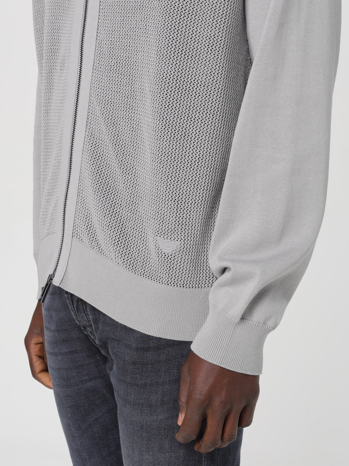 Mens armani knitwear hot sale