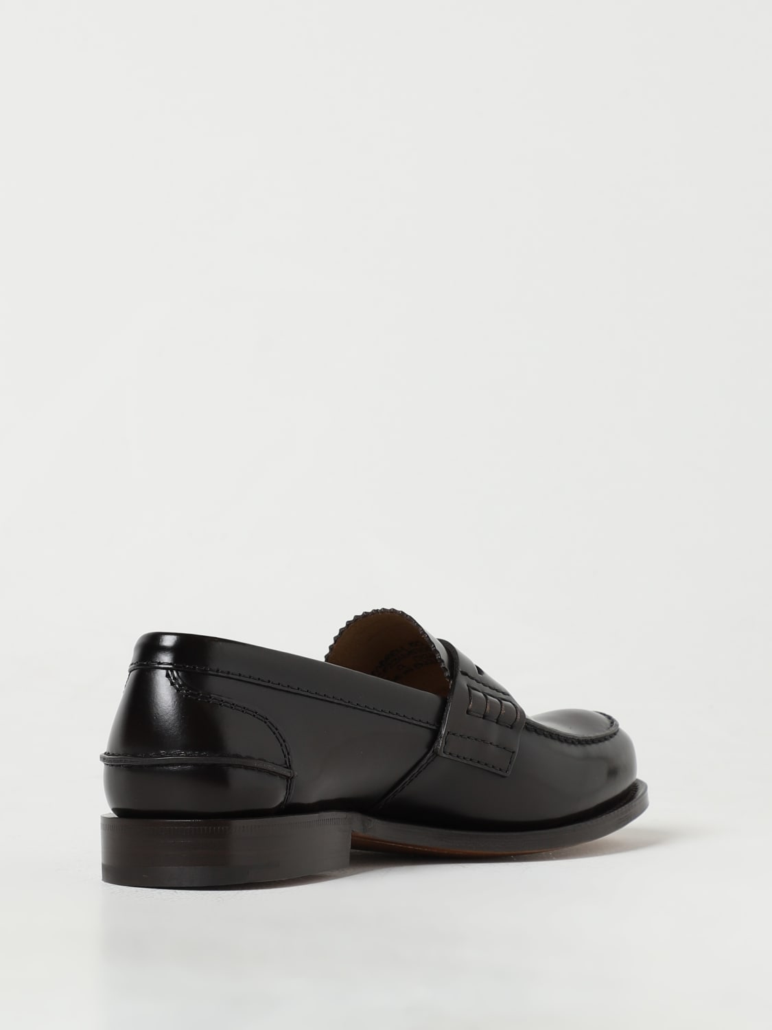 CHURCH'S MOCASSINI: Mocassino Pembrey Church's in pelle spazzolata , Marrone - Img 3