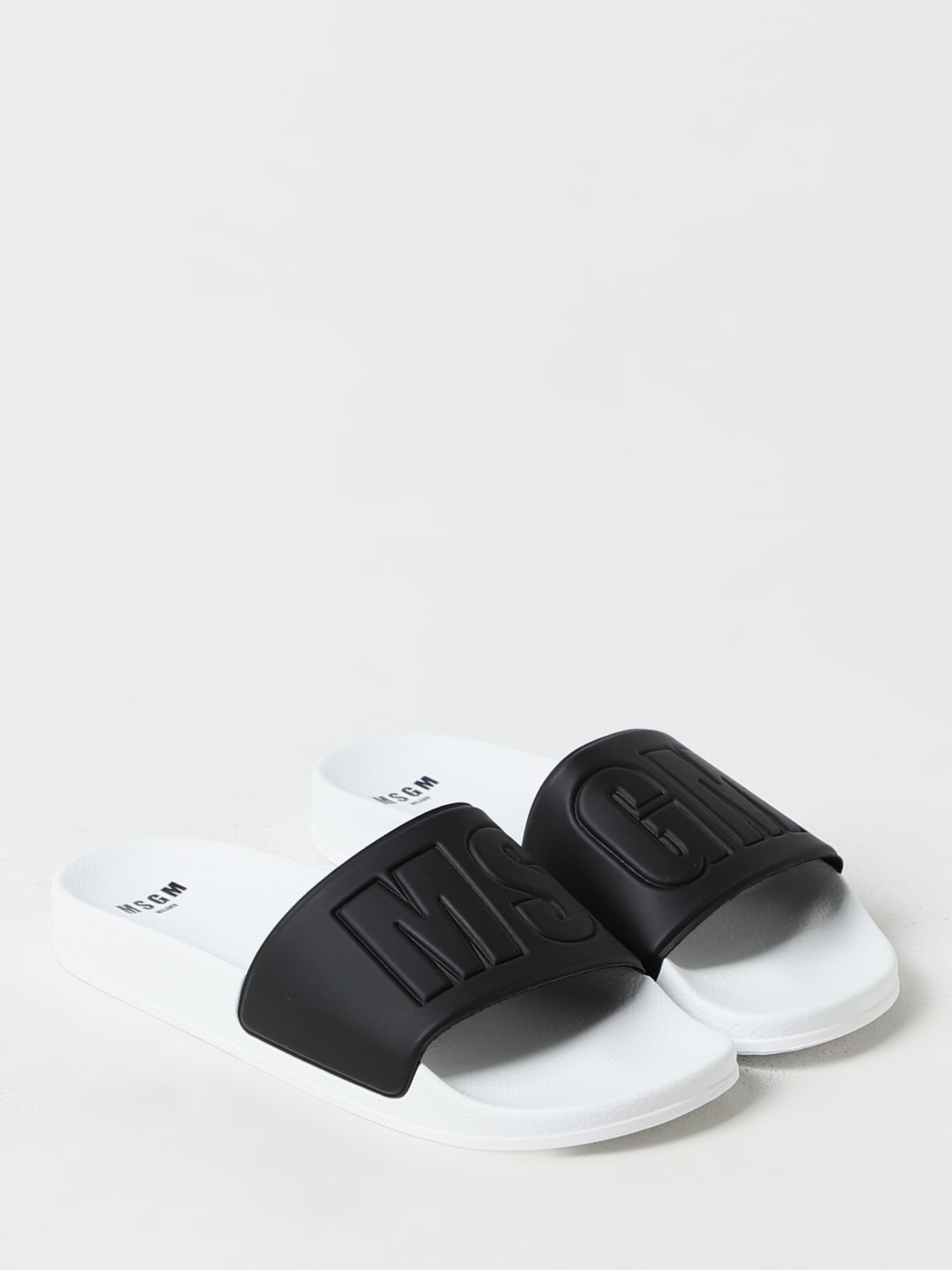 MSGM SANDALS: Shoes men MSGM, Black - Img 2