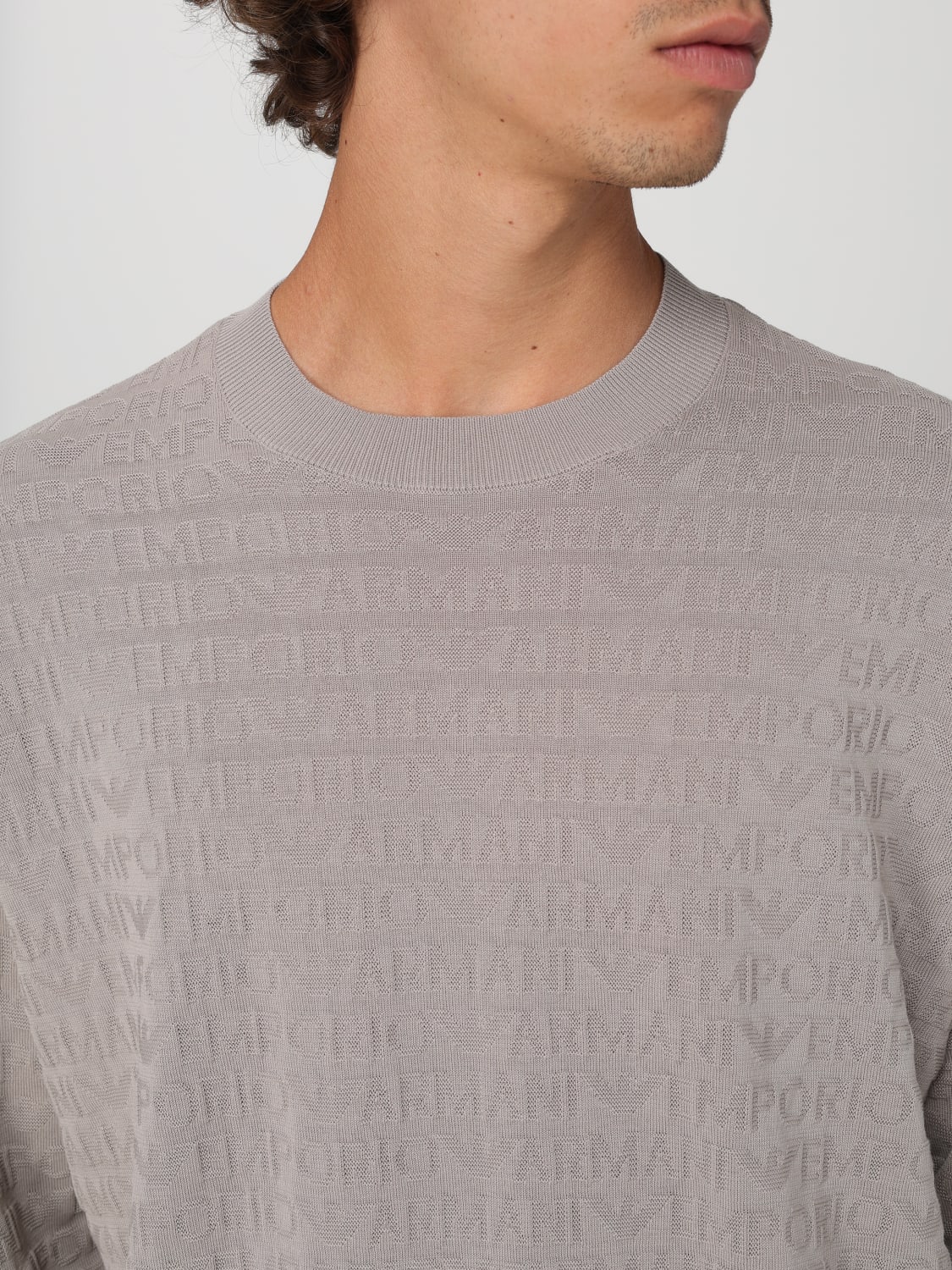 EMPORIO ARMANI MAGLIA: Maglia uomo Emporio Armani, Grigio - Img 3