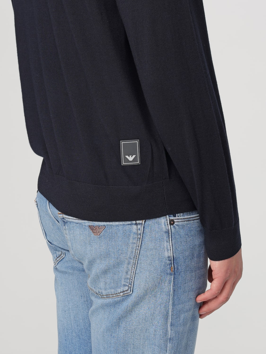 EMPORIO ARMANI PULL: Pull homme Emporio Armani, Bleu - Img 3