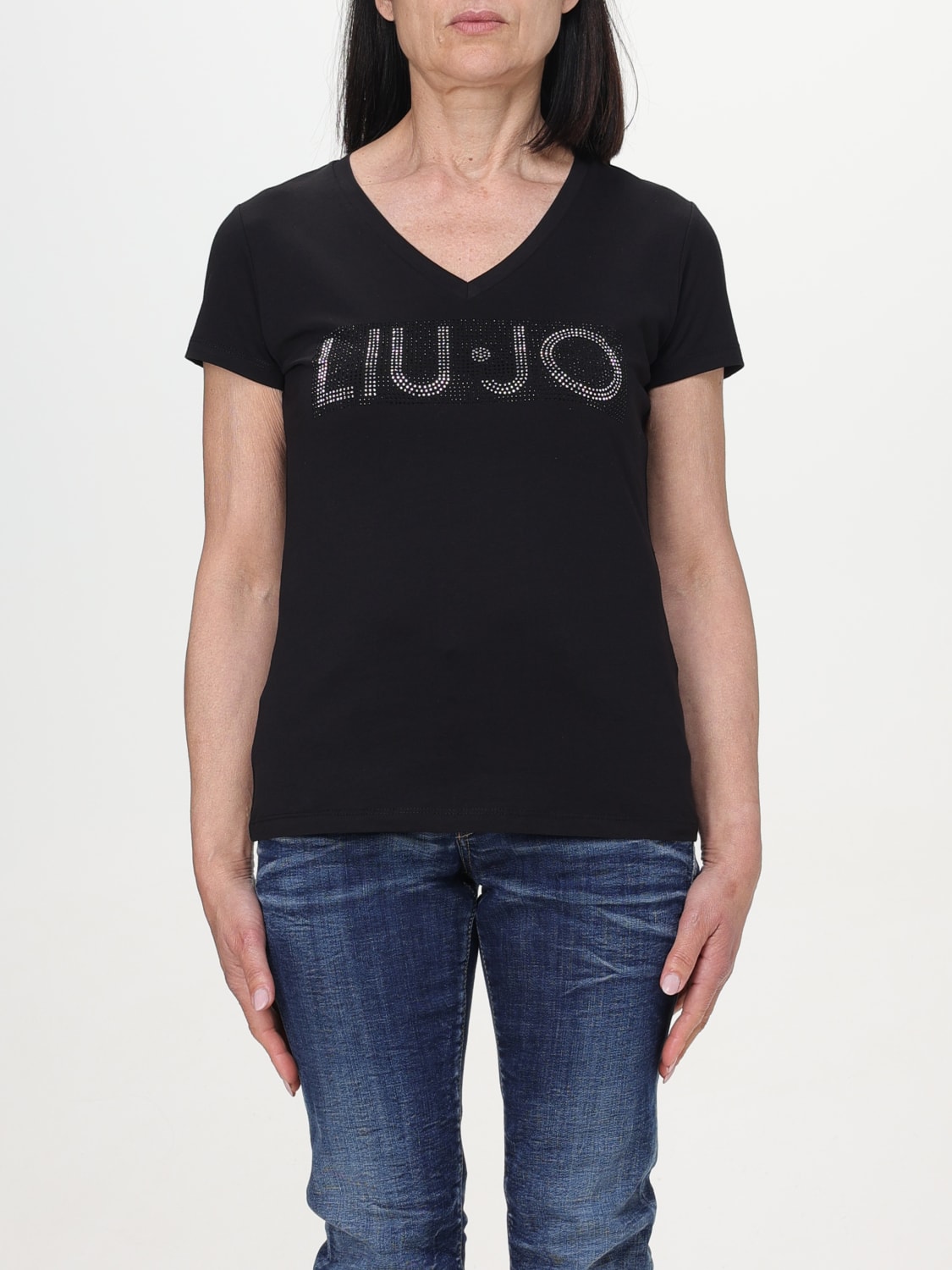 LIU JO T-SHIRT: T-shirt woman Liu Jo, Black - Img 1