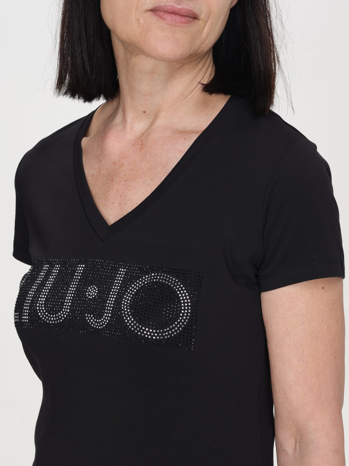 LIU JO T-SHIRT: T-shirt woman Liu Jo, Black - Img 3