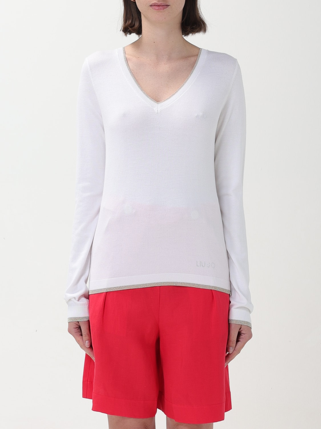 LIU JO SWEATER: Sweater woman Liu Jo, White - Img 1