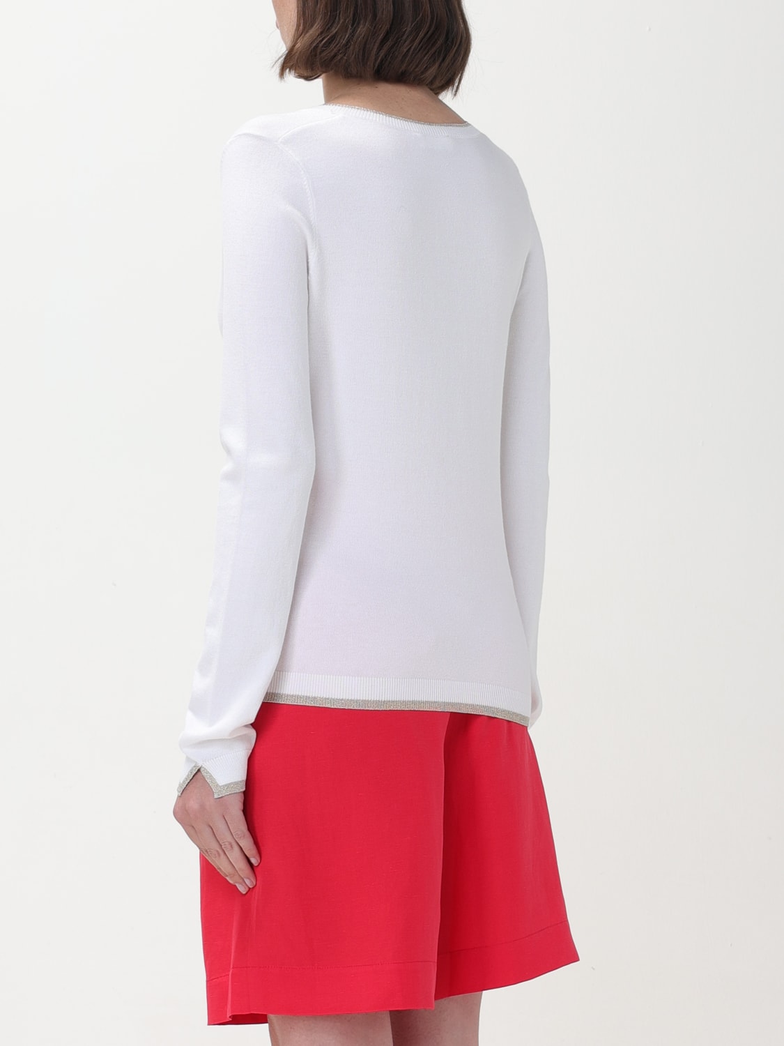 LIU JO SWEATER: Sweater woman Liu Jo, White - Img 2