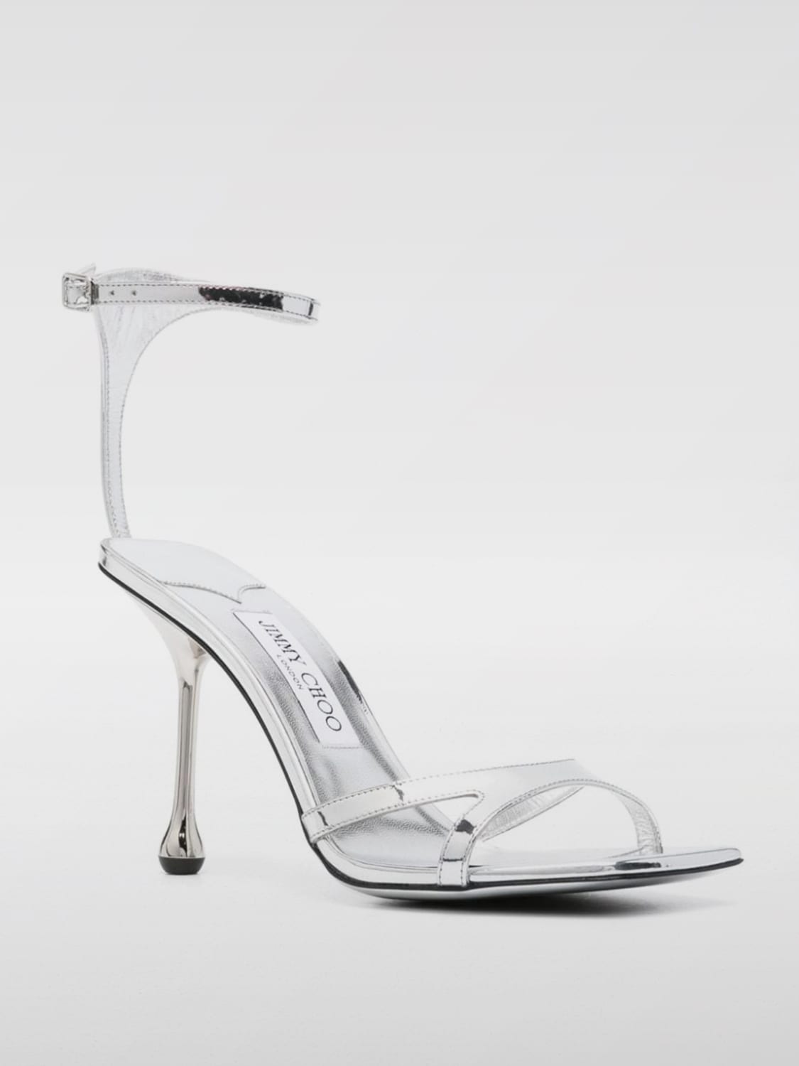 JIMMY CHOO ヒールサンダル: パンプス レディース Jimmy Choo, シルバー - Img 2