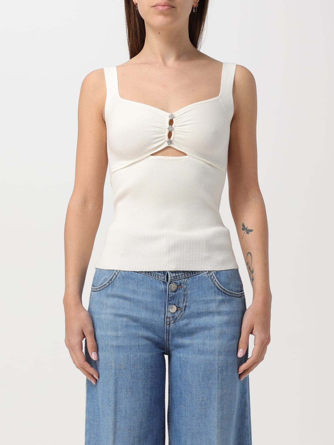 LIU JO TOP: Pull femme Liu Jo, Blanc - Img 1