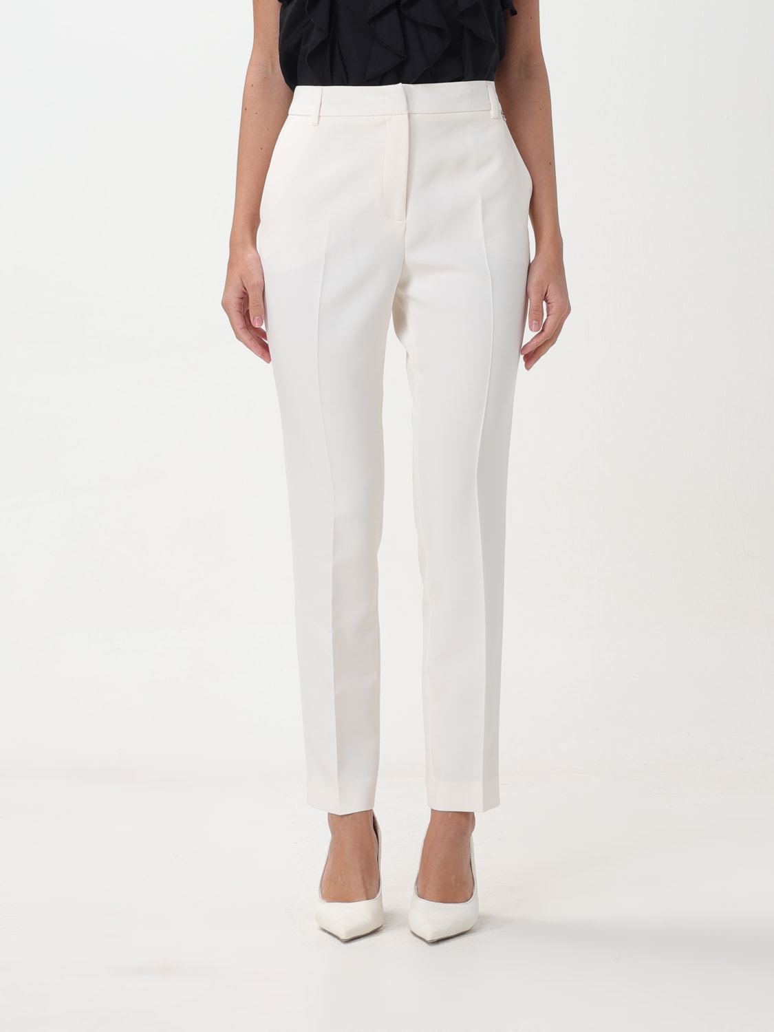 LIU JO PANTS: Pants woman Liu Jo, White - Img 1