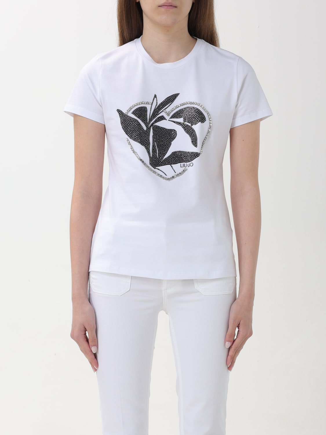 LIU JO T-SHIRT: T-shirt woman Liu Jo, White 1 - Img 1