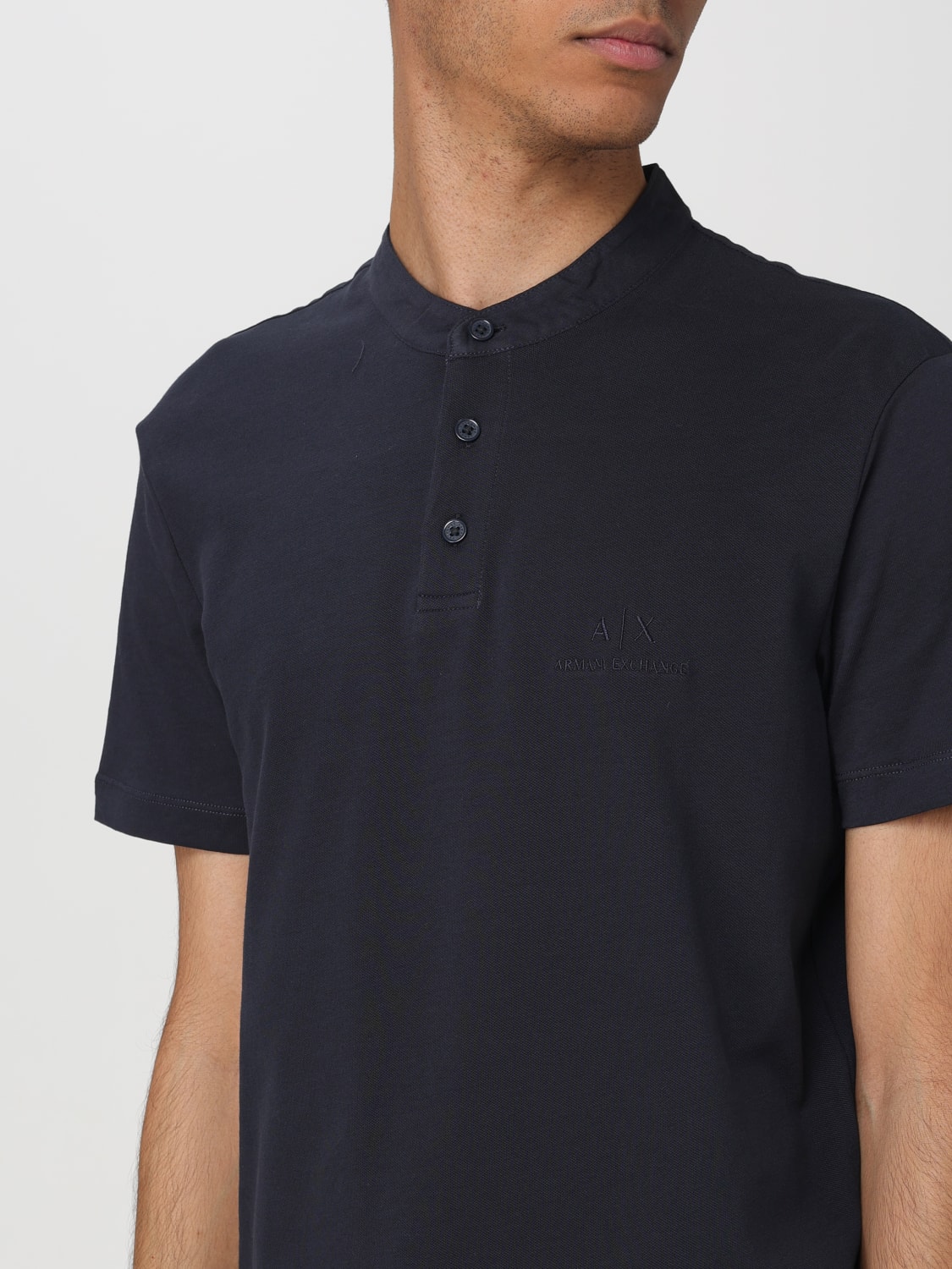 ARMANI EXCHANGE POLO SHIRT: Polo shirt men Armani Exchange, Blue - Img 3