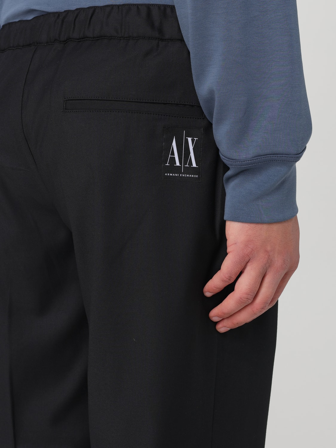 ARMANI EXCHANGE PANTS: Pants men Armani Exchange, Black - Img 3