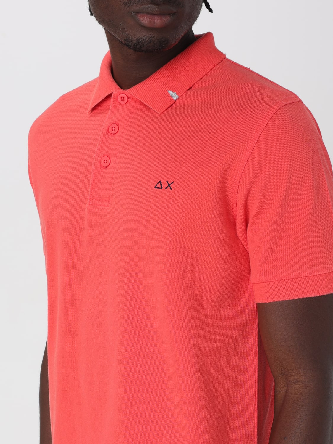 SUN 68 POLO SHIRT: Polo shirt men Sun 68, Raspberry - Img 3