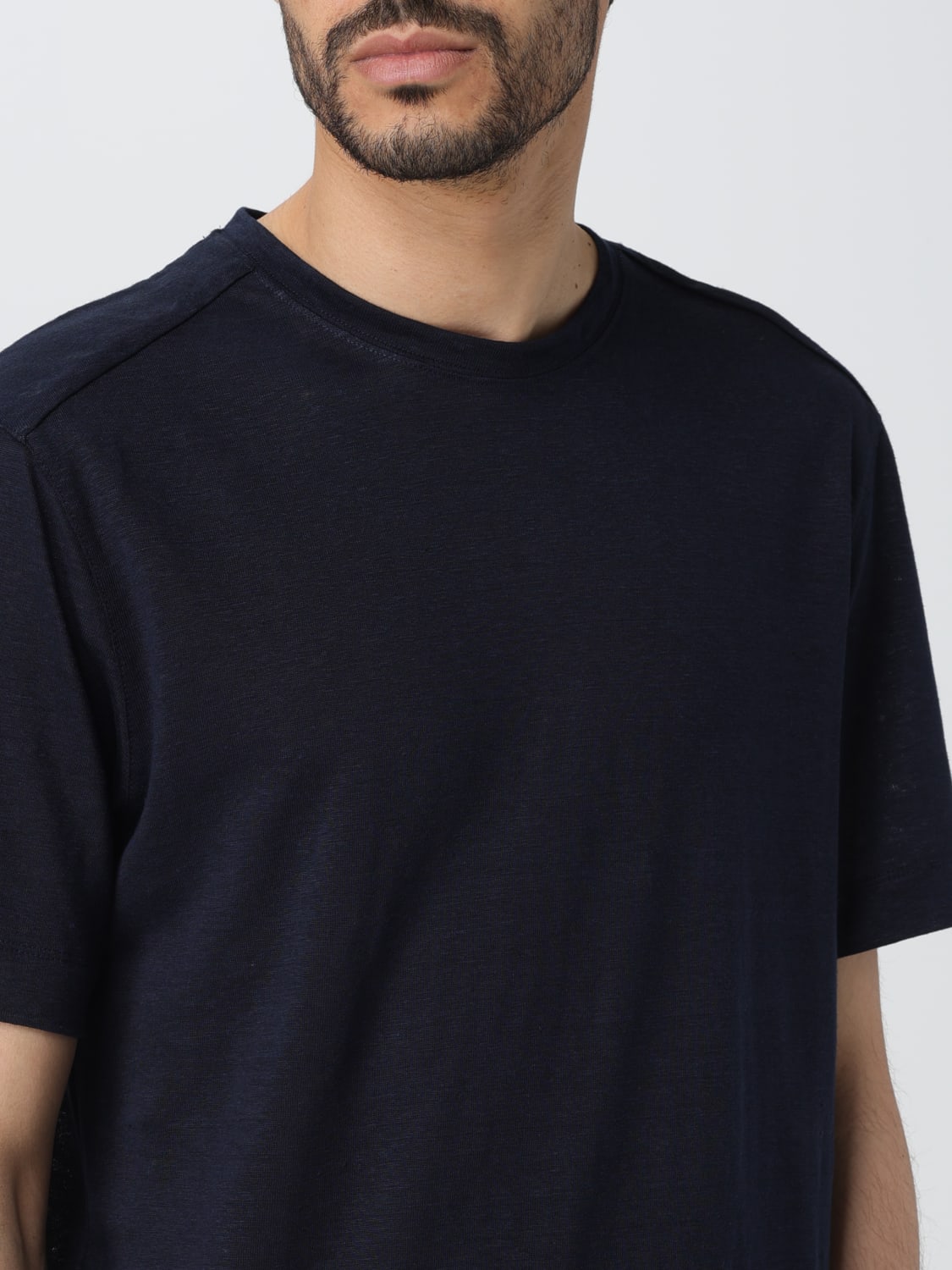 ZEGNA T-SHIRT: T-shirt men Zegna, Navy - Img 5