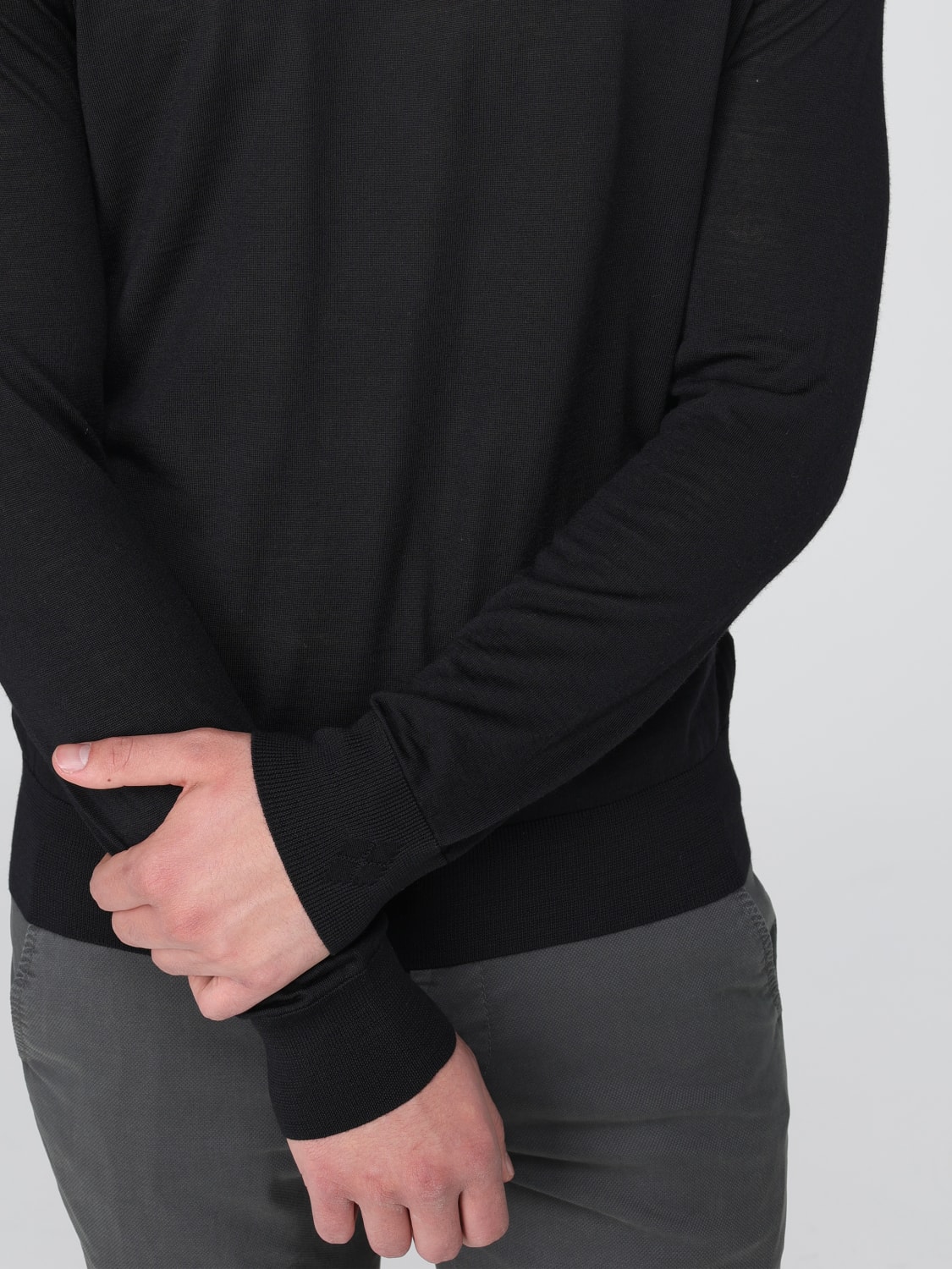 BALLANTYNE СВИТЕР: Свитер Мужское Ballantyne, Черный - Img 3