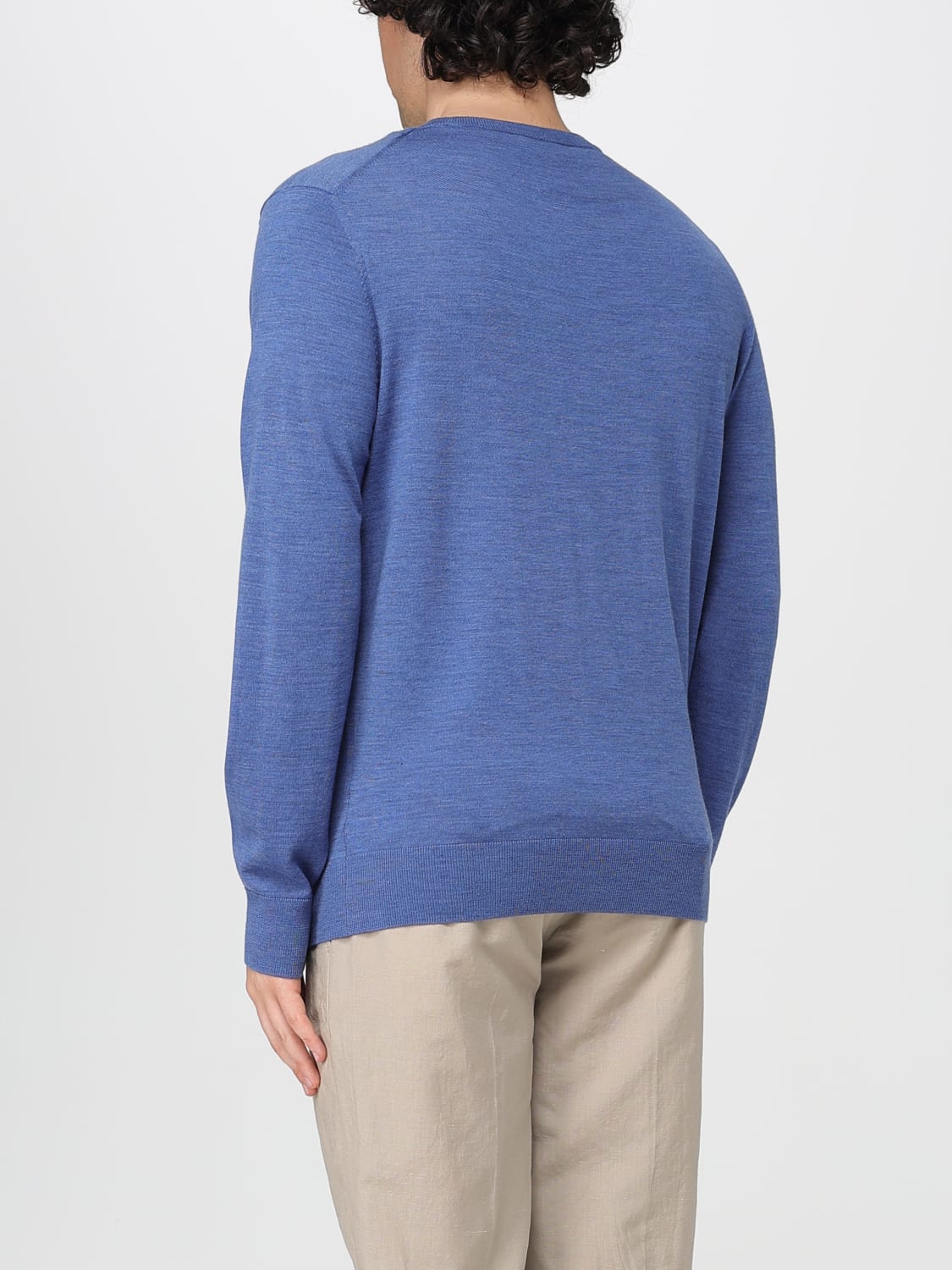 BALLANTYNE SWEATER: Sweater men Ballantyne, Blue - Img 2