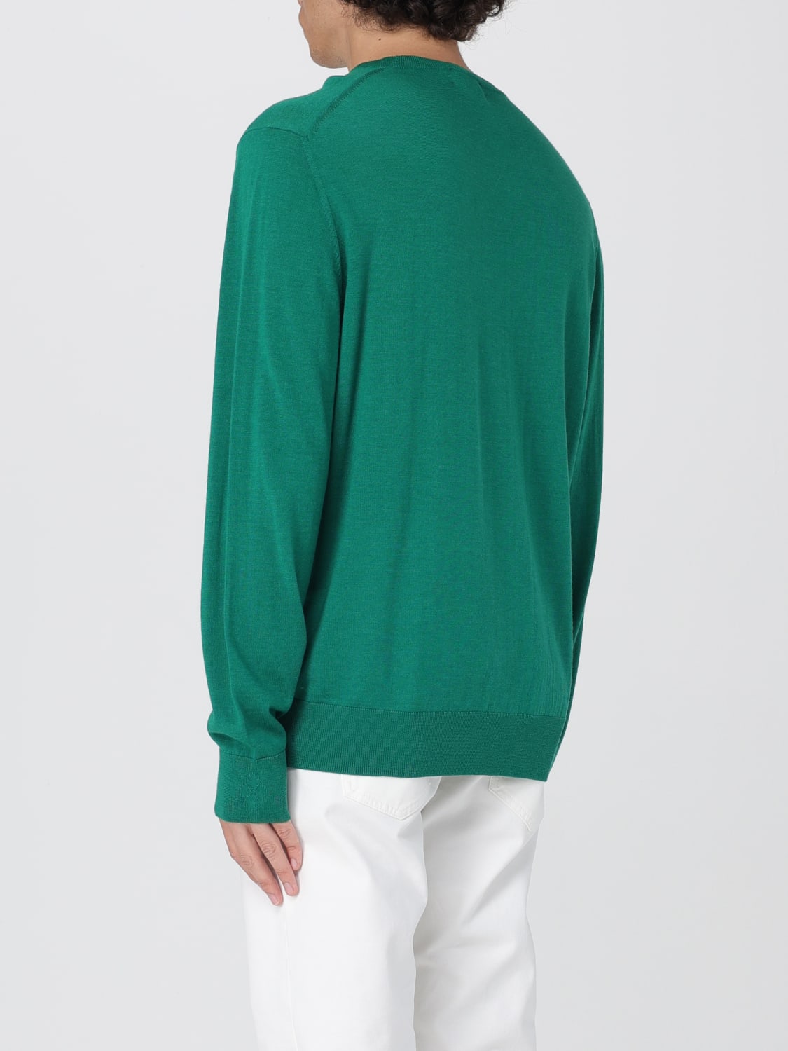 BALLANTYNE MAGLIA: Maglia a girocollo basic Ballantyne in lana, Verde - Img 2