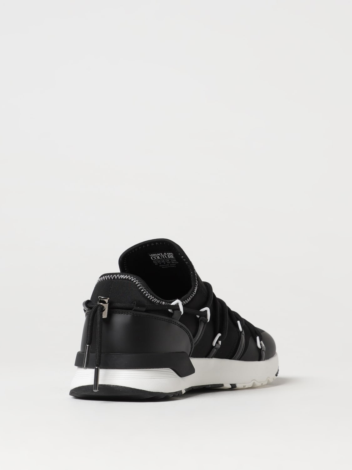 VERSACE JEANS COUTURE SNEAKERS: Shoes men Versace Jeans Couture, Black - Img 3