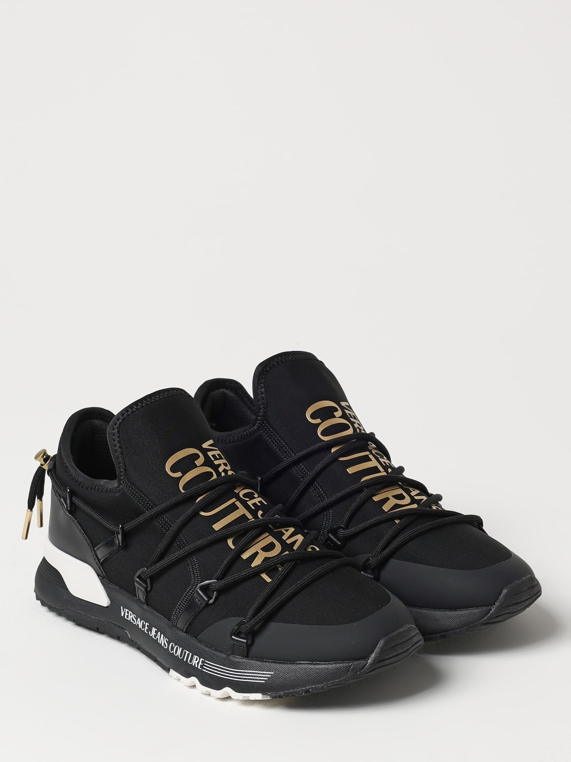 VERSACE JEANS COUTURE SNEAKERS: Shoes men Versace Jeans Couture, Gold - Img 2