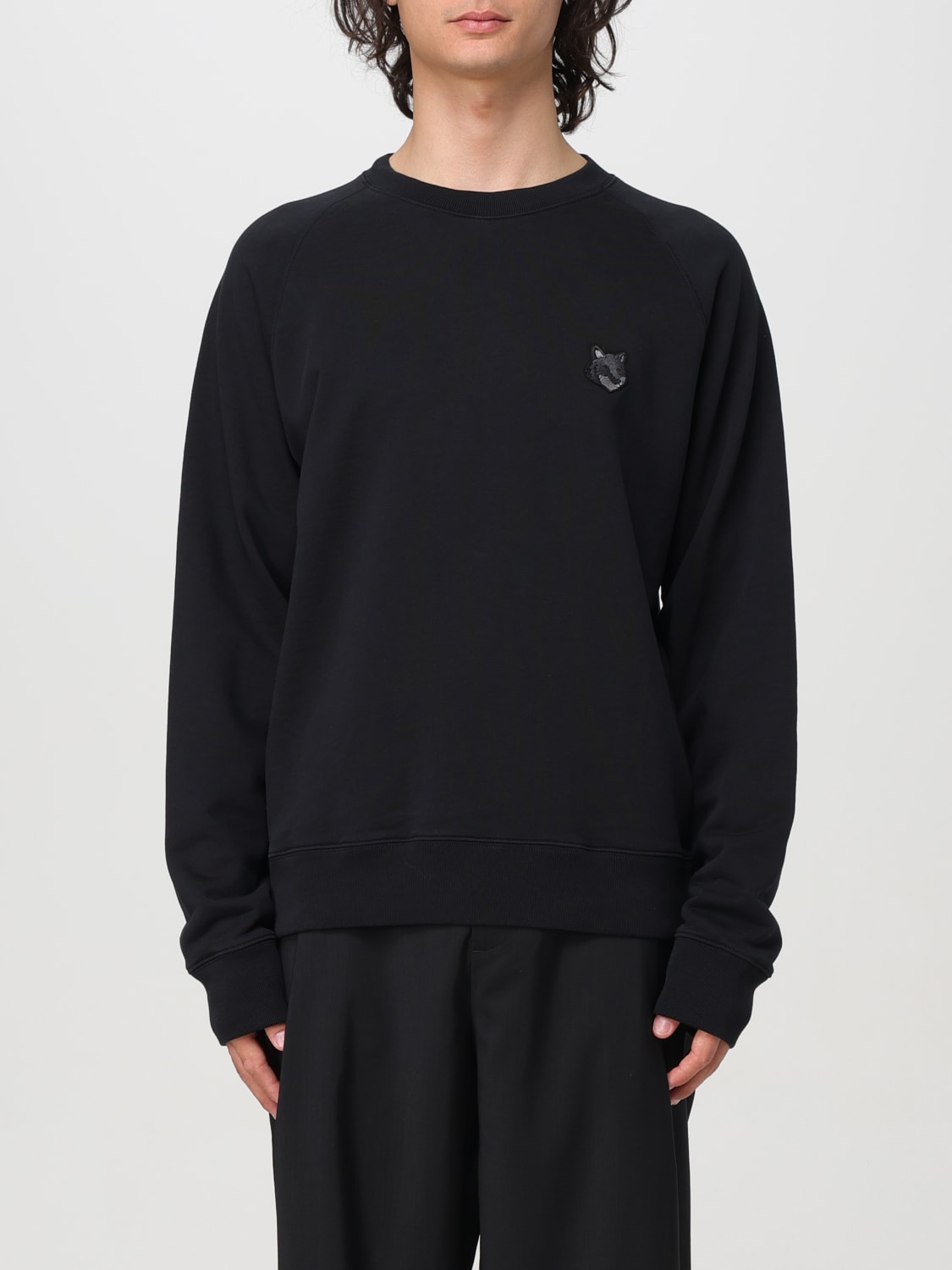 MAISON KITSUNÉ SWEATSHIRT: Sweatshirt men Maison KitsunÉ, Black - Img 1