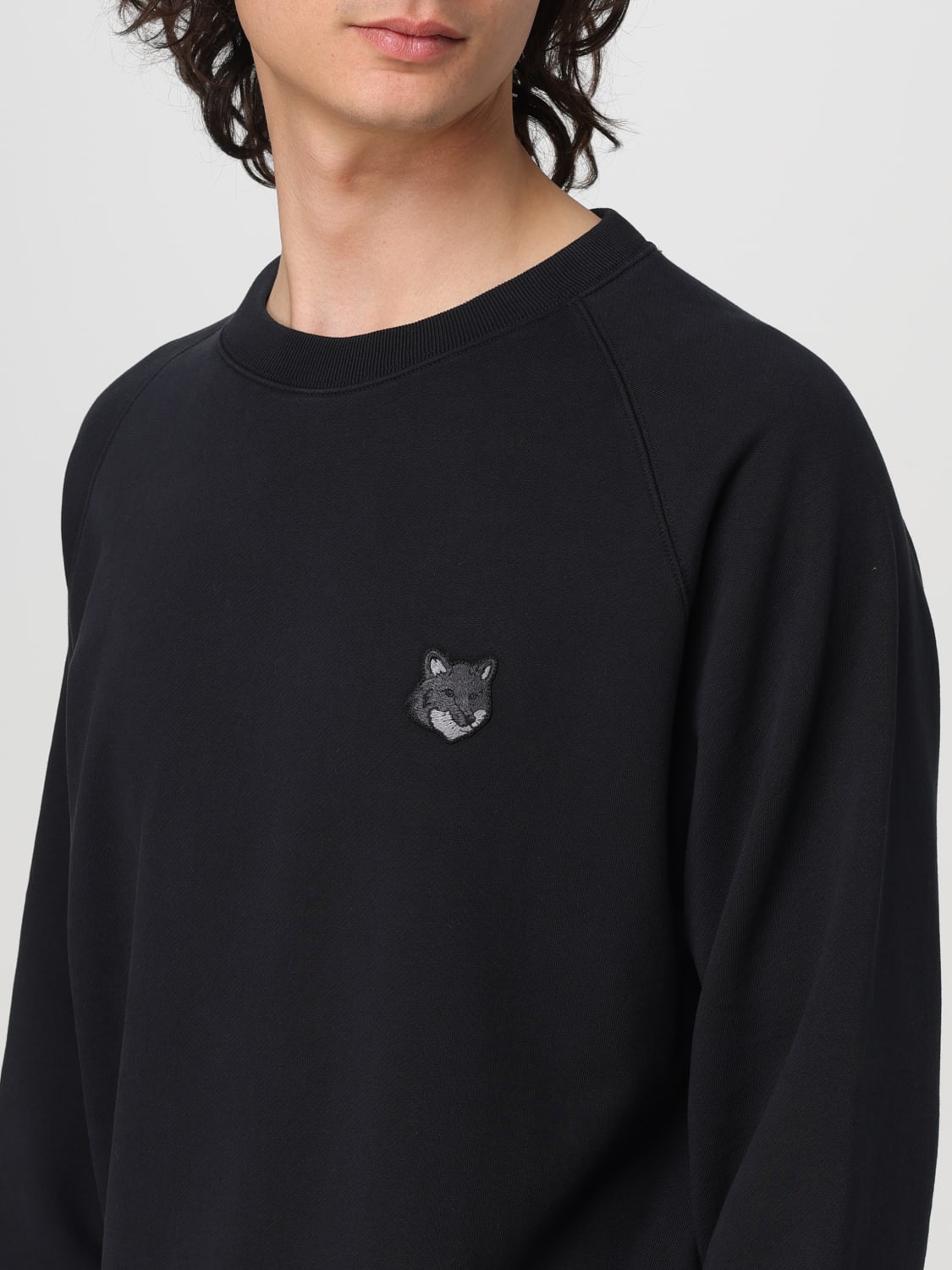 MAISON KITSUNÉ SWEATSHIRT: Sweatshirt men Maison KitsunÉ, Black - Img 3