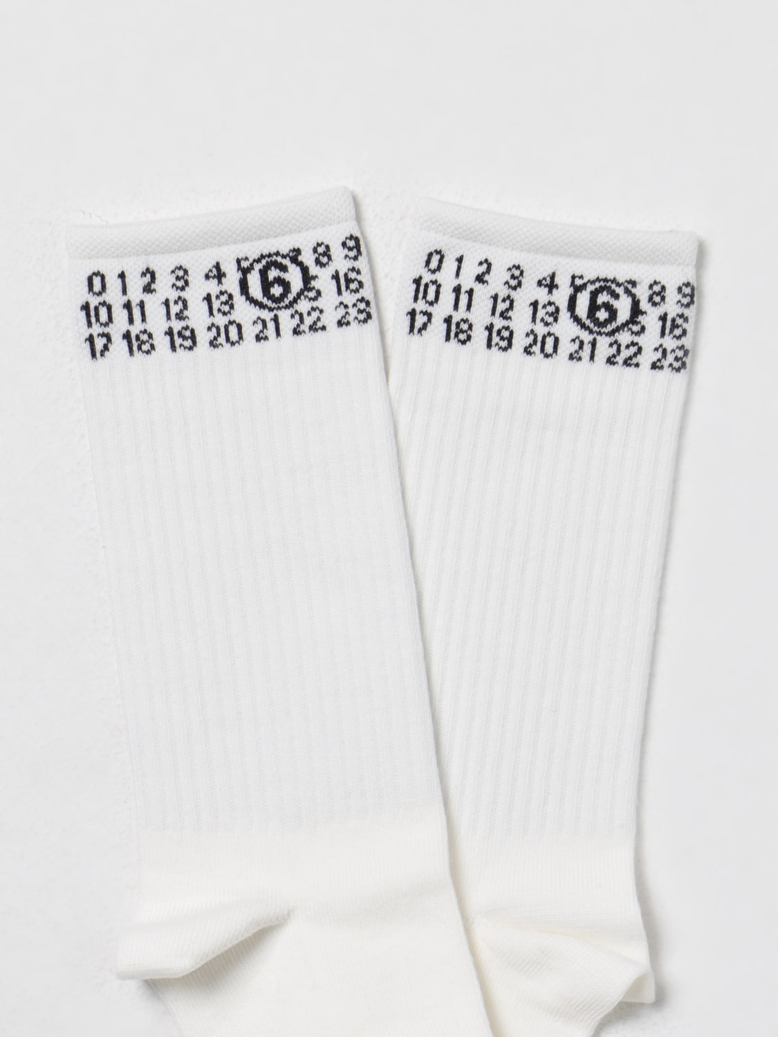MM6 MAISON MARGIELA SOCKS: Socks baby kids Mm6 Maison Margiela, White - Img 2