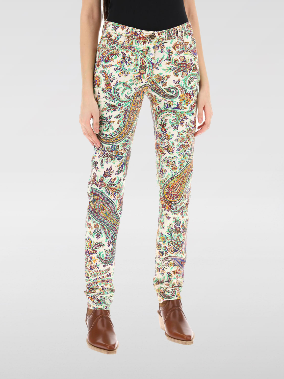 ETRO JEANS: Jeans woman Etro, White - Img 1