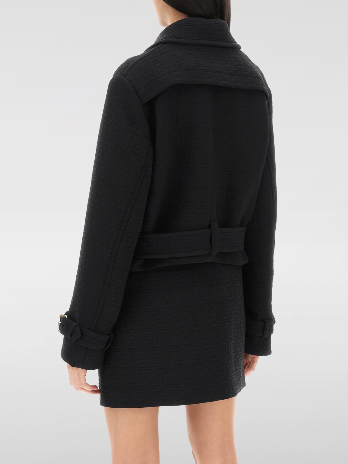 FENDI COAT: Fendi women's jacket, Black - Img 2