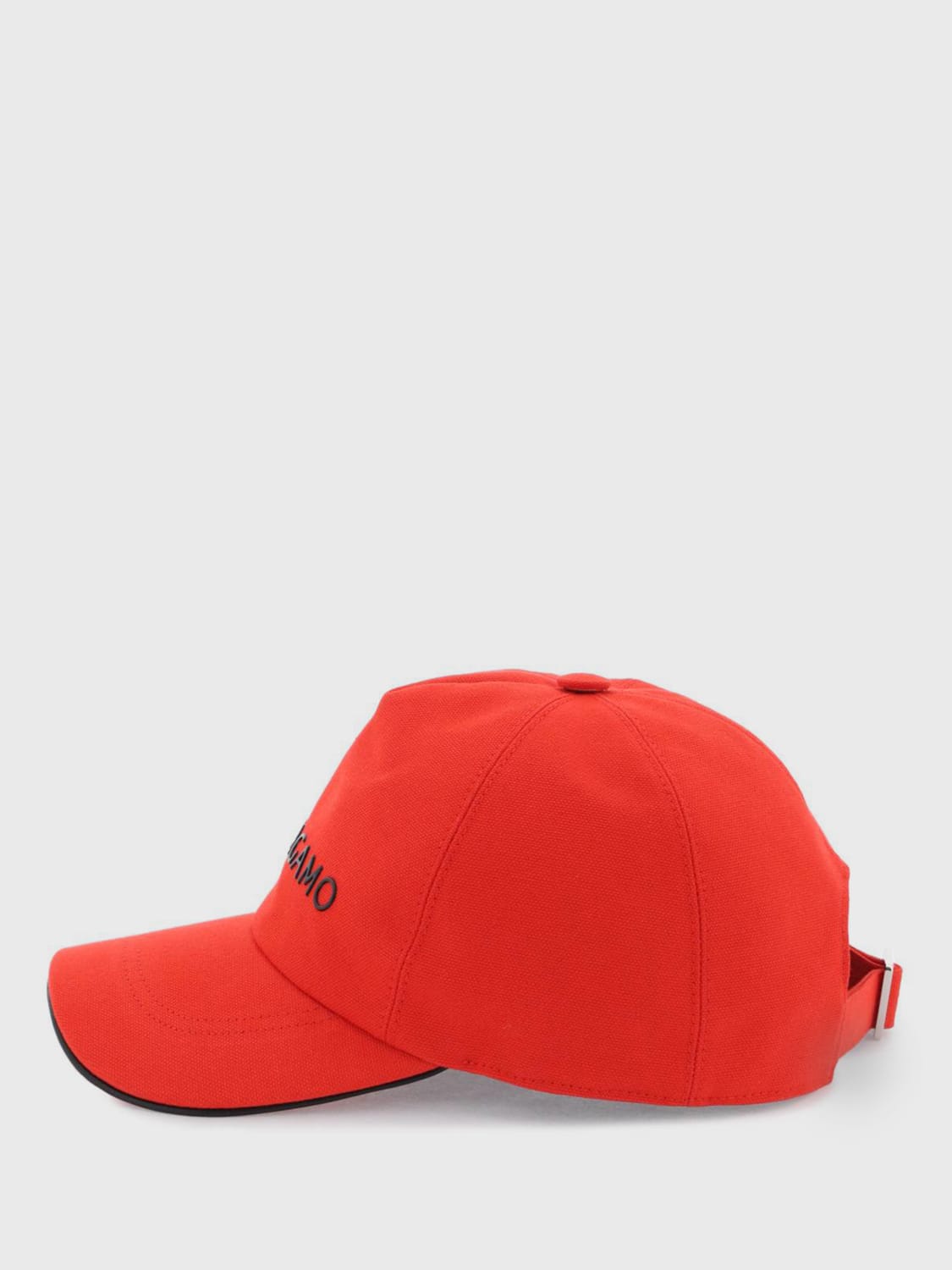 Giglio Cappello Ferragamo in canvas di cotone con logo ricamato