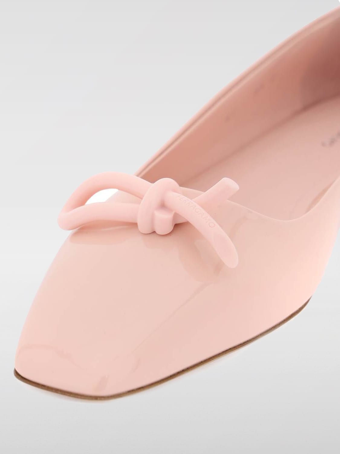 FERRAGAMO BALLET FLATS: Flat sandals woman Ferragamo, Blush Pink - Img 4