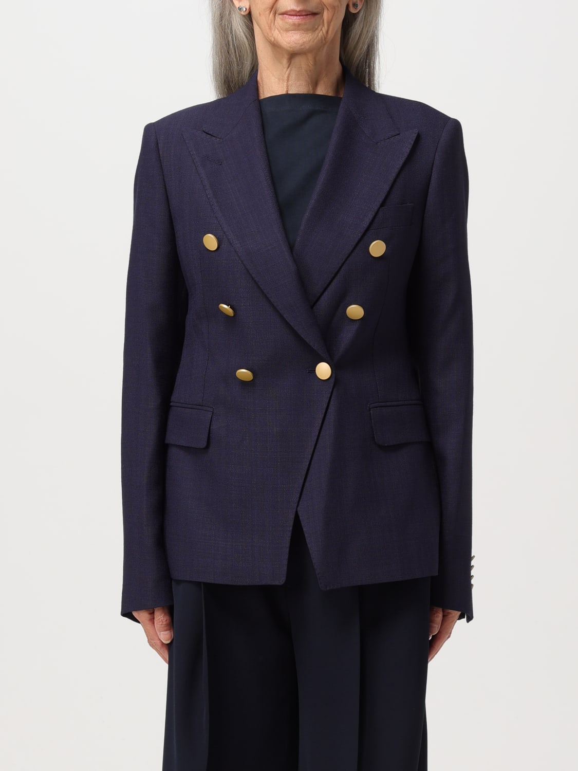 ジャケット TAGLIATORE Women Outer J ALICYA10B340159 EI810 BLUE Tagliatore Casual jacket - Blue - Women | JALICYA10B340159EI810