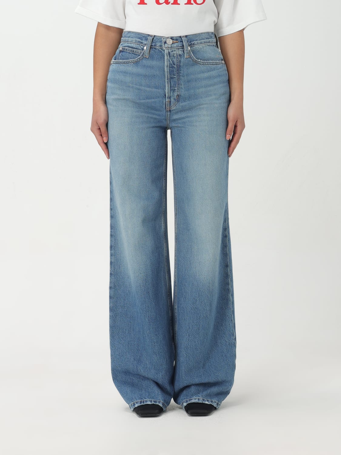 デニム・ジーパン FRAME Woman Jeans Denim WW23DPAF04 ALBT Frame Outlet: Jeans woman - Denim | Frame jeans WW23DPAF04
