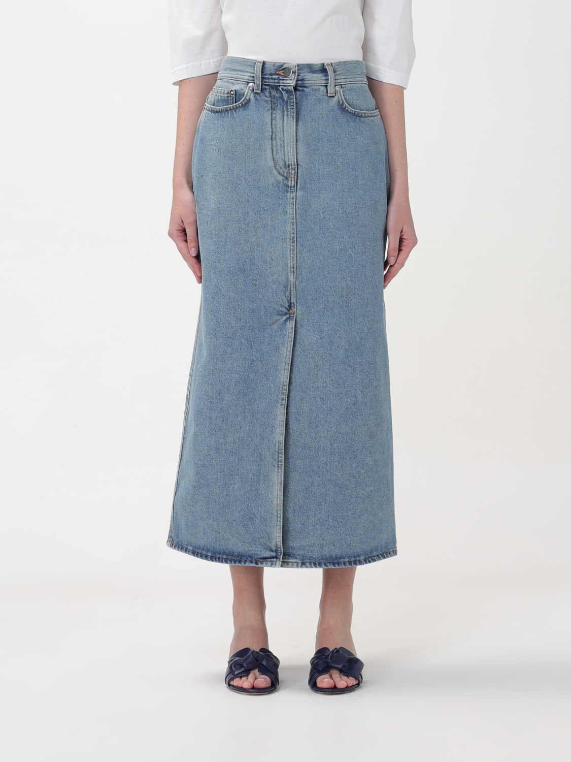 LOU LOU STUDIO ROCK: Rock damen Lou Lou Studio, Hellblau - Img 1