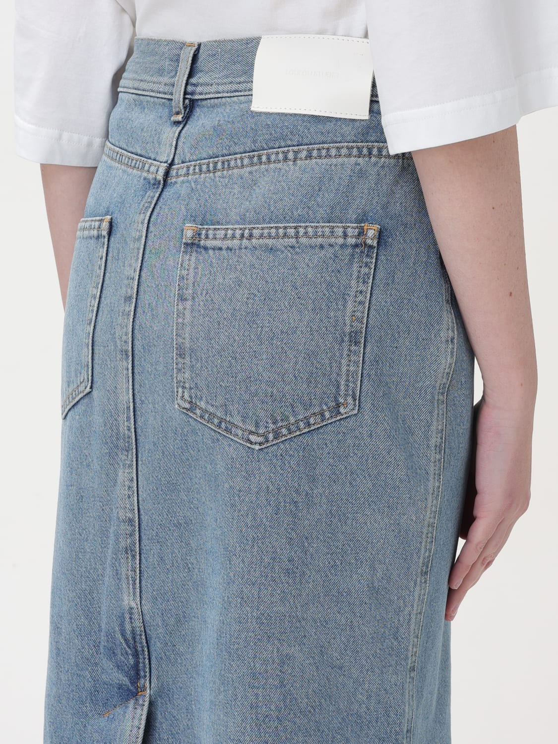 LOU LOU STUDIO ROCK: Rock damen Lou Lou Studio, Hellblau - Img 3