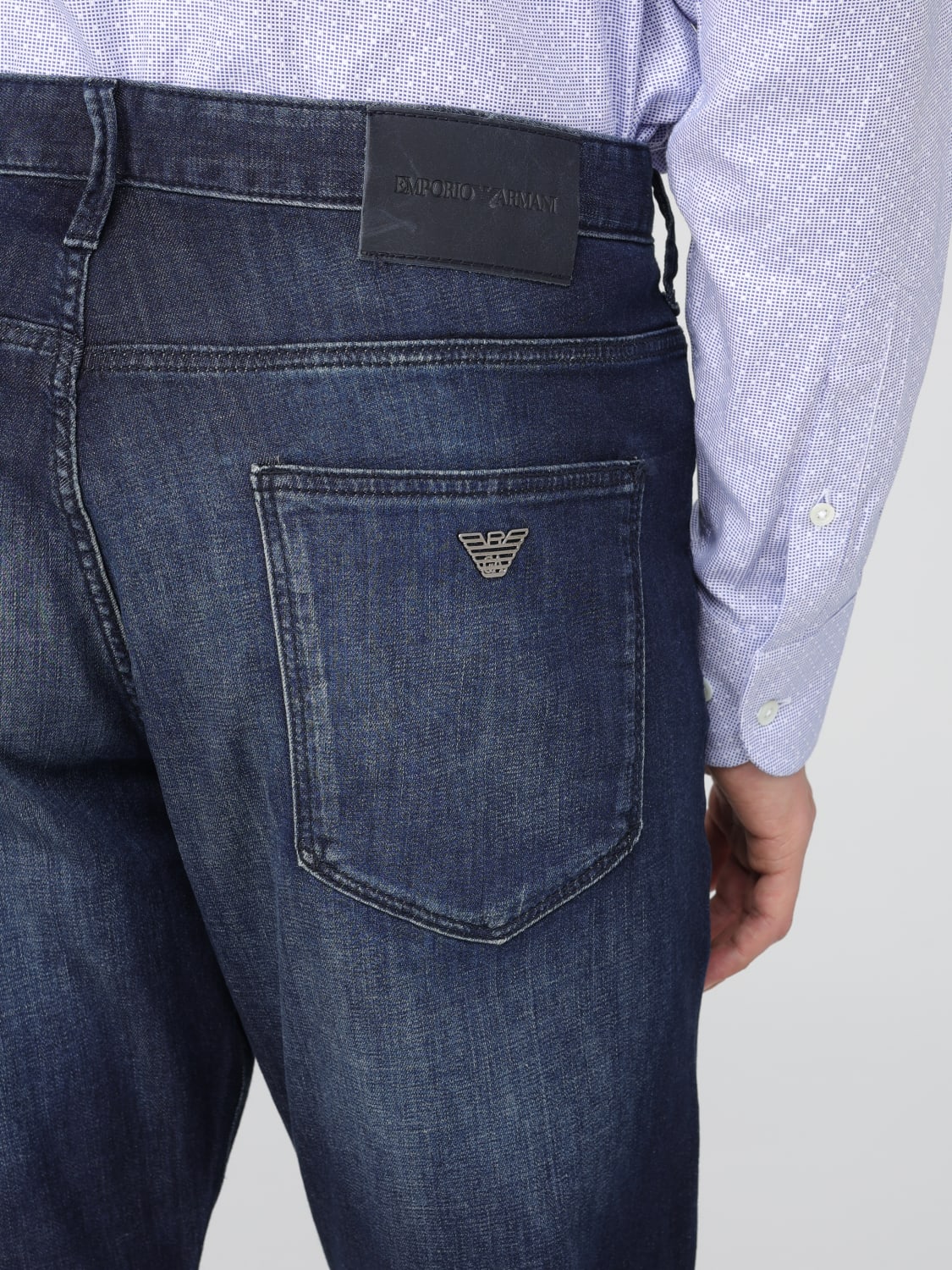 Emporio Armani Outlet Jeans men Navy Emporio Armani jeans 8N1J061D16Z online at GIGLIO.COM